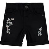 Tommiks Kids Çiçek Nakışlı 6-24 Ay Şort - Siyah - 9 - 12 Ay - Premium Siyah