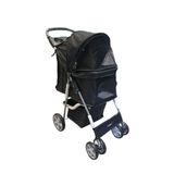 Tommy 82x46x99 cm Siyah Max 15 kg Evcil Hayvan Arabası