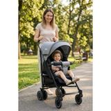 Tommy Baby Luppo Black Tam Yatar Baston Bebek Arabası Puset gri