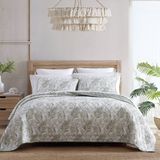 Tommy Bahama Maui Palm Koleksiyonu | Yatak seti-% 100 pamuk, dönüşe tabi, uygun yastık ağaçları ile hafif yatak, her mevsim için ideal, kral yatak,