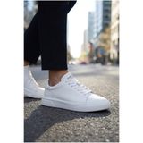 Tommy Erkek Deri Sneaker Ayakkabı Beyaz 42 EU