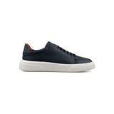Tommy Erkek Deri Sneaker Ayakkabı - Lacivert - Beyaz