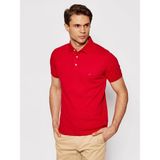 Tommy Erkek Polo Yaka Pike T-Shirt - Kırmızı