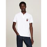 Tommy Erkek Polo Yaka Piket-Shirt - Beyaz