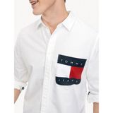Tommy Erkek Spor Gömlek - Beyaz - XL