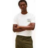 Tommy Erkek T-Shirt Modern Ath Graphıc Tişört - Beyaz