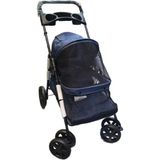 Tommy Evcil Hayvan Arabası 74,5x46,5x97,5cm Lacivert Max 15kg - 5 x 97,5 cm