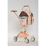 Tommy Evcil Hayvan Arabası Gold Pembe 83*48.5* 110cm Max 10kg