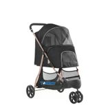Tommy Evcil Hayvan Arabası Siyah 74.5X52.2x98 Cm Max 15 Kg
