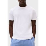 Tommy Hilfiger % 100 Pamuk Regular Fit Bisiklet Yaka T Shirt Erkek T Shirt MW0MW39779 Ybr - Beyaz - 2XL