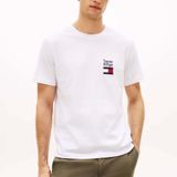Tommy Hilfiger% 100 Pamuk Regular Fit Bisiklet Yaka T Shirt Erkek T SHİRT MW0MW42367 YBR