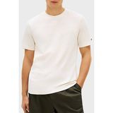 Tommy Hilfiger % 100 Pamuk Regular Fit Bisiklet Yaka T Shirt Erkek T Shirt MW0MW42391 Z00 - Açık Bej