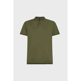 Tommy Hilfiger % 100 Pamuk Regular Fit Düğmeli Polo Yaka T Shirt Erkek Polo Yaka T Shirt MW0MW39994 L01 - Yeşil - 2XL