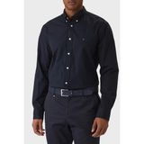 Tommy Hilfiger % 100 Pamuk Regular Fit Logolu Gömlek Erkek Gömlek MW0MW39988 Dw5 - 2XL - Lacivert