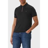 Tommy Hilfiger% 100 Pamuk Regular Fit Yarım Fermuarlı Polo Yaka T Shirt Erkek POLO YAKA T SHİRT MW0MW41613 BDS