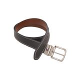 Tommy Hilfiger 11TL08X009-BLACK/BROWN Erkek Kemer Siyah Kahve