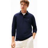 Tommy Hilfiger 1985 Regular Ls Polo Erkek Mavi T-Shirt - Mw0mw20183