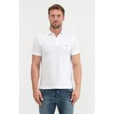 Tommy Hilfiger 1985 Slim Polo Erkek Polo Yaka T-Shirt Beyaz