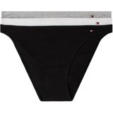 Tommy Hilfiger 3 pack dipped bikini Kadın Bikini Black/Light Grey Htr/White XS