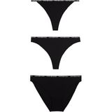 Tommy Hilfiger 3 pack multi shape bottom Kadın İç Giyim Külot black/black/black M