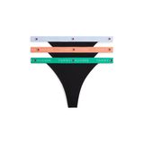 Tommy Hilfiger 3 PACK TANGA THONG Kadın İç Çamaşırı Kadın