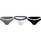 Tommy Hilfiger 3Lü Paket Bikini Kadın/Iç Giyim, Kahverengi, L