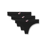 Tommy Hilfiger 3Lü Paket Classic Thong (Ext Sizes) Kadın Iç Giyim, Turuncu, Xs