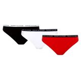 Tommy Hilfiger 3Lü Paket Thong Kadın/Iç Giyim, Beyaz, S