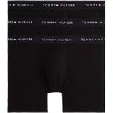 TOMMY HILFIGER 3P BOXER BRIEF WB Erkek Çoklu Paket İç giyim, Kırmızı, LG