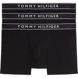 Tommy Hilfiger 3P TRUNK DTM Erkek Boxer, Blk/Blk/Blk, M