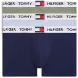 Tommy Hilfiger 3P TRUNK Erkek Boxer, Sarı, L Beden