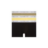 Tommy Hilfiger 3P TRUNK Erkek Boxer, Sarı, XL Beden