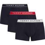 TOMMY HILFIGER 3P TRUNK WB Erkek Çoklu Paket İç giyim, Kırmızı, M