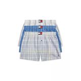 Tommy Hilfiger 3P Woven Boxer Prınt Erkek Pembe Boxer - Um0um03898