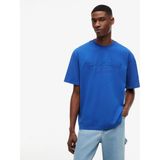 Tommy Hilfiger 90S New Classics Ss Tee Erkek Mavi T-SHIRT.C63 - C63-Mavi