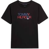 Tommy Hilfiger Art Erkek T-Shirt MW0MW42369, Siyah, XXL