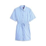 Tommy Hilfiger Askılı Mini Elbise, XS, DW0DW20617, Mavi, Kadın