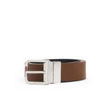 Tommy Hilfiger Austin Reversible Kemer, 110 CM, 5003304589, Siyah - Kahve, erkek