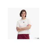 Tommy Hilfiger Badge Kadın Beyaz T-Shirt