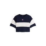 Tommy Hilfiger Badge T-shirt Gece Mavisi, S, DW0DW18706, Gece Mavisi, Kadın