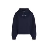 Tommy Hilfiger Balon Kollu Kapüşonlu Sweatshirt, L, WW0WW48270, Dark Night Navy, kadın