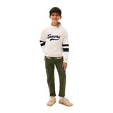 Tommy Hilfiger Baskılı Erkek Çocuk Sweatshirt, 8 Yaş, 5003295912, Ekru, erkek-çocuk