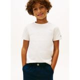 Tommy Hilfiger Baskılı Erkek Çocuk T-Shirt, 8 Yaş, 5003345834, Ekru, Erkek Çocuk