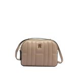 Tommy Hilfiger Bayan Crossbody Bag Çanta Feminine Camera Bag Küçük, Bej (Coastal Taupe), Tek Beden