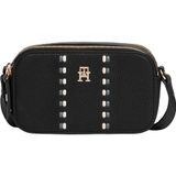 Tommy Hilfiger Bayan Th Timeless Kamera Çantası Aw0Aw18153 Crossover, Siyah (Siyah)