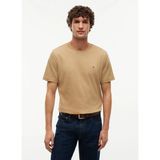 Tommy Hilfiger Bej Erkek T-Shirt MW0MW37508RBC_LIGHT Interlock Tee - XL