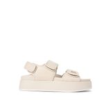 Tommy Hilfiger Bej Kadın Deri Sandalet FW0FW09119ACI