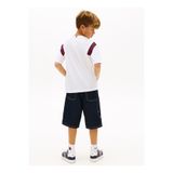Tommy Hilfiger Beyaz Erkek Çocuk Baskılı T-Shirt KB0KB10272YBR