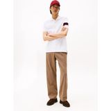 Tommy Hilfiger Beyaz Erkek Polo T-Shirt MW0MW41354YBR_RWB Sleeve Tape Reg P - XL