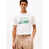 Tommy Hilfiger Beyaz Erkek T-Shirt MW0MW41464YBL_PHOTO Prınt Graphıc T